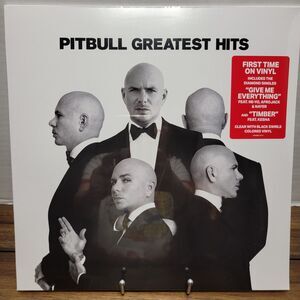 VINYL Pitbull: Greatest Hits Clear w/ Black Swirls LP - NEW / SEALED